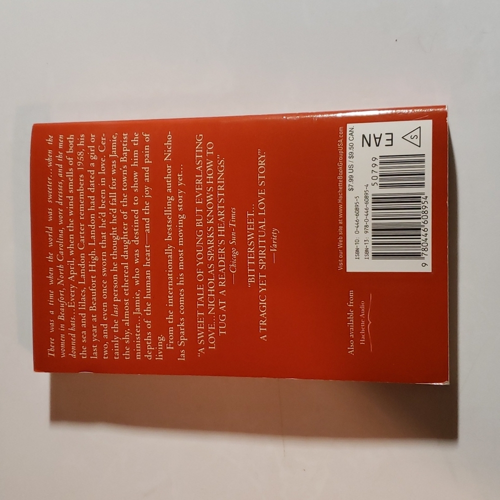 Bundle 5 Paperback Books Author Nicholas Sparks - Picture 9 of 12